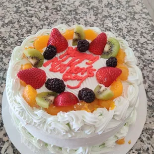 Delicious fruit cake