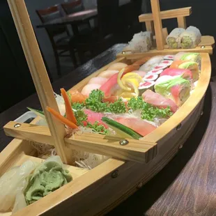 Love Boat with rainbow roll 4/16/2023