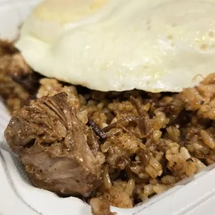 Adobo fried rice.