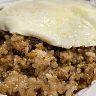 Adobo fried rice.