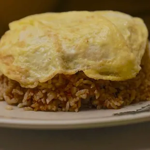 Fried rice with scramble eggs to topped it off *1/28/23