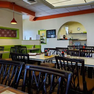 the interior of a restaurant