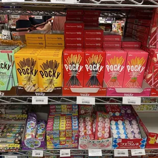 Every flavor of Pocky you can imagine