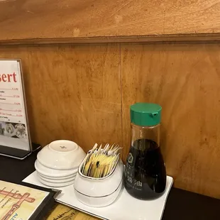 Table items