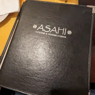 a menu