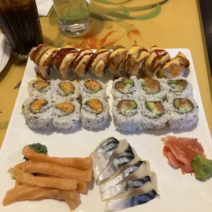 food, sushi and sashimi