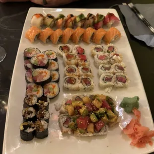 Several different rolls