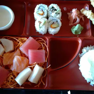 Sashimi bento box $12.95