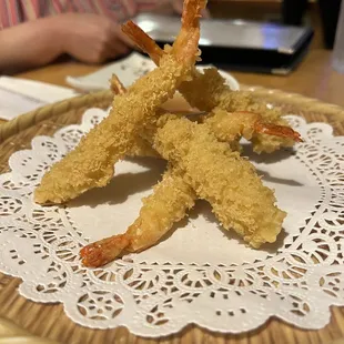 fried shrimp on a plate