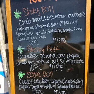 Specialty rolls
