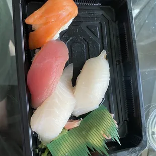 Sushi appetizer- not good at all. Poor quality