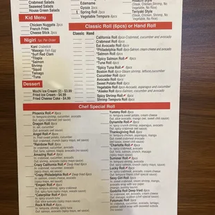 All you can eat order form