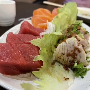 sushi and sashimi, sushi, sashimi, food