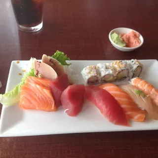 3 Kinds Sashimi and Sushi