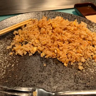Just the hibachi rice. More is coming.