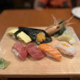 sushi and sashimi, sushi, food, sashimi