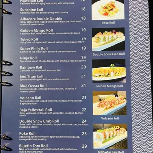 menu, crepes