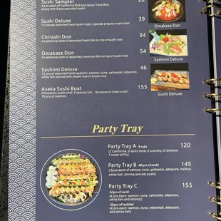 ramen and noodles, menu