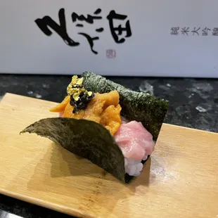 Uni with Toro &amp; Black Caviar