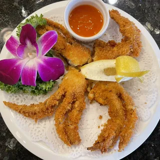 Fried soft shell crab