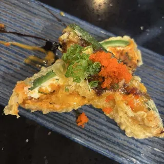 Jalapeo Popper and Spicy Salmon