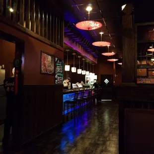 Sushi bar.
