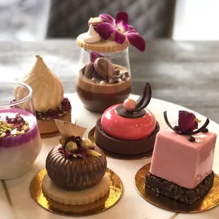 A selection of our special Valentine&apos;s Day desserts!