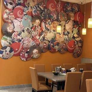 Umbrellas as art