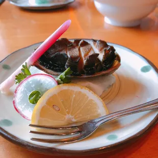 Grilled Tokobushi. Very tender and tasty!