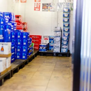 a view of the aisle of the store