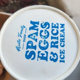 Spam, Egg and Rice Ice Cream