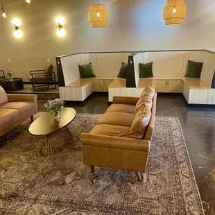 the seating area of a coffeehouse