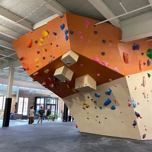 Bouldering wall