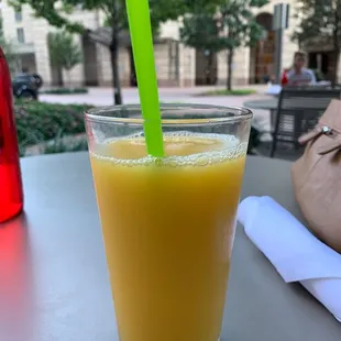 Organic, but not fresh-squeezed orange juice