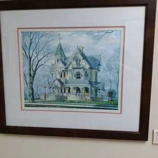 Artwork on the way to the room