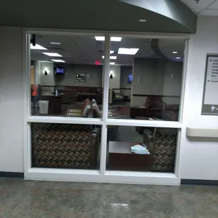 3rd floor waiting room just off elevator A.