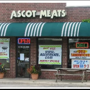 the front of a restaurant