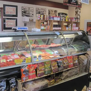 Fresh meat counter- beef side