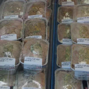 Homemade stuffed chicken breasts, 5 varieties to choose from!