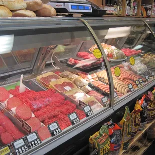 Fresh ground beef... ground daily by us!