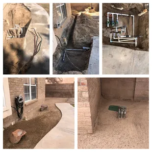Relocation of irrigation system