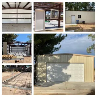 New construction, metal building
