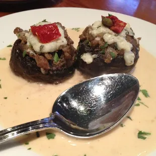 Stuffed Mushroom Caps