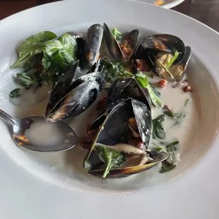 Steamed Mussels