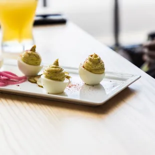Deviled eggs.
