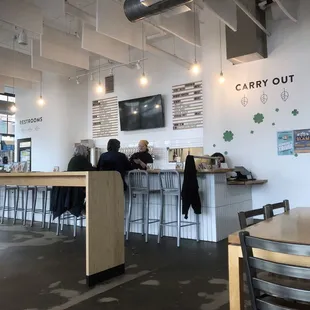 The room makes the bar look small