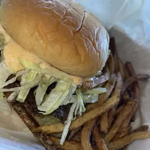 Spicy Smashed Burger