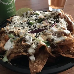 Wonton Nachos
