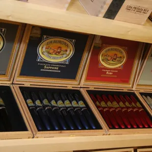 cigars on display