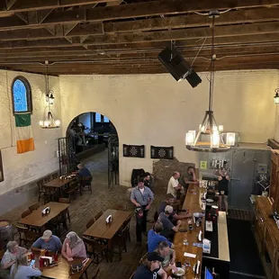 Entry dining area and bar